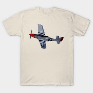 Fighter-bomber cartoon illustration T-Shirt